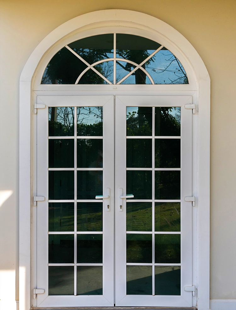upvc-arch-door-frame-outside-house