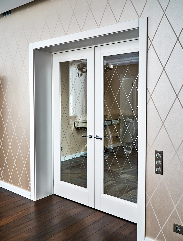 plasotek's-elegant-trendy-casement-doors-with-rhombus-pattern-glass-surface-silver-handles